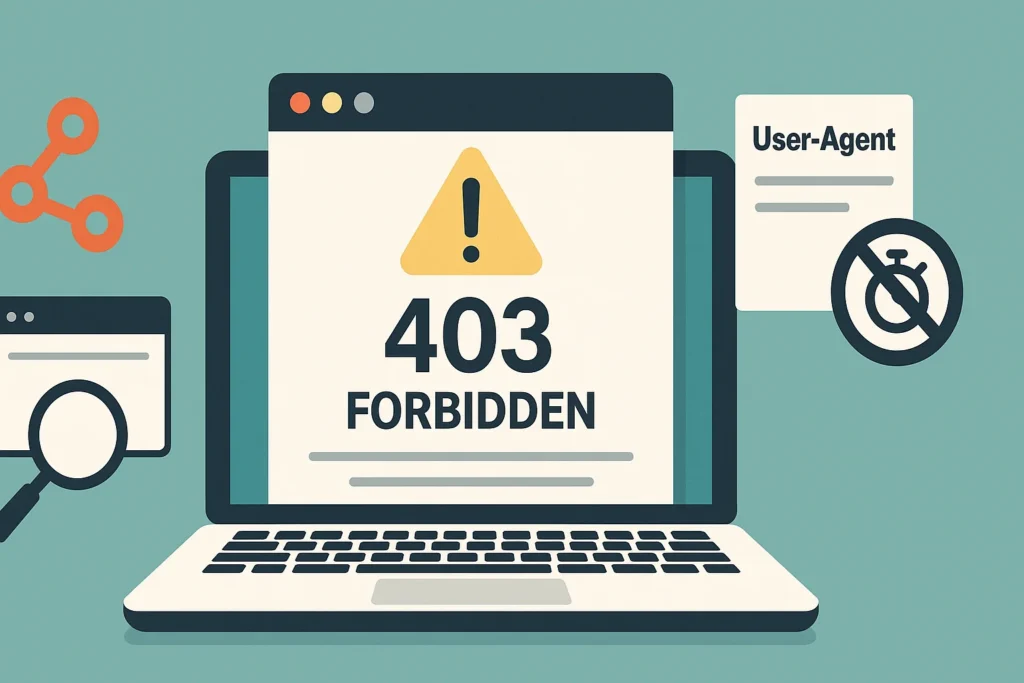 反反爬蟲 403